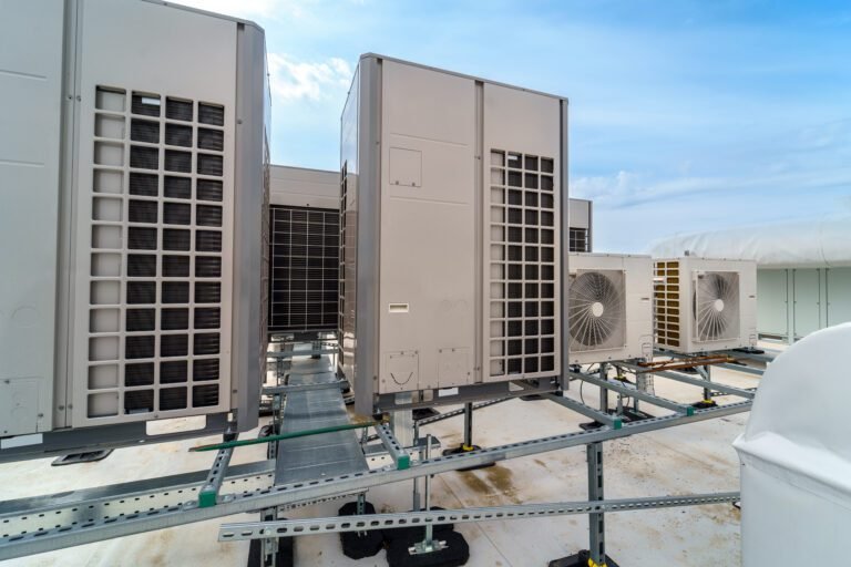 Certified HVAC technicians at work